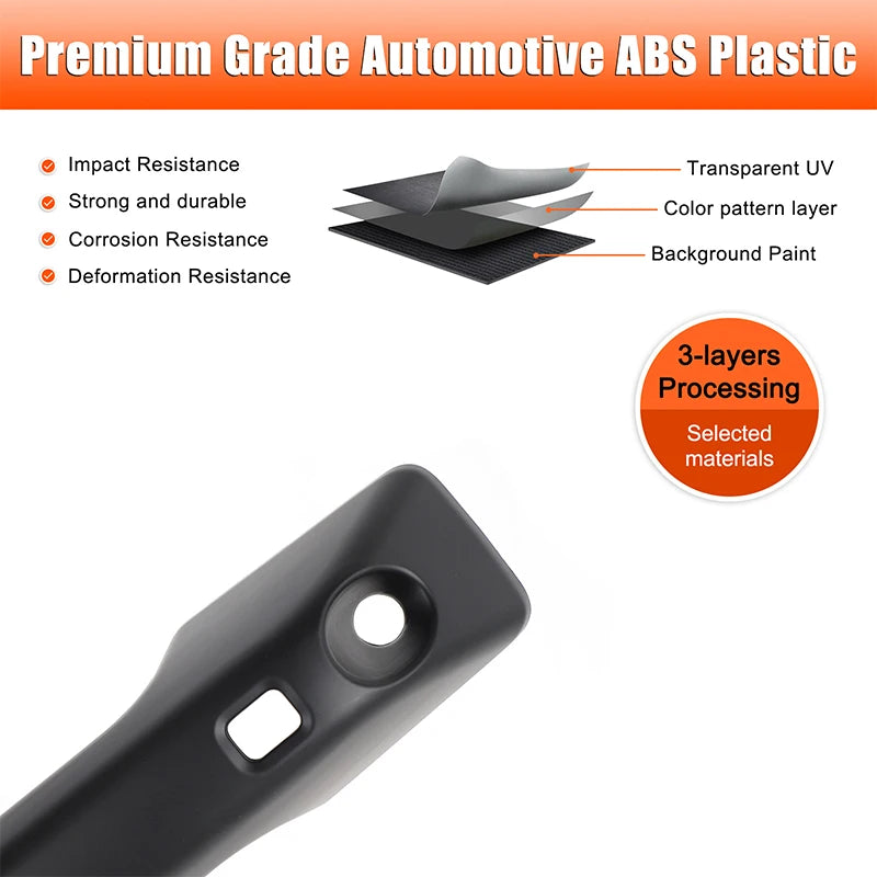 For 2024+ BYD SHARK car exterior door handle protective cover decorative accessories (high configuration - with smart hole)