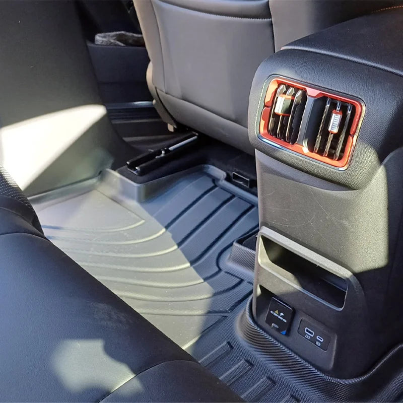 For BYD Shark 2024-present LHD Car Floor Mats  Cargo Liners Waterproof Non-slip Trunk Mat Protector Foot Pads Car Carpets