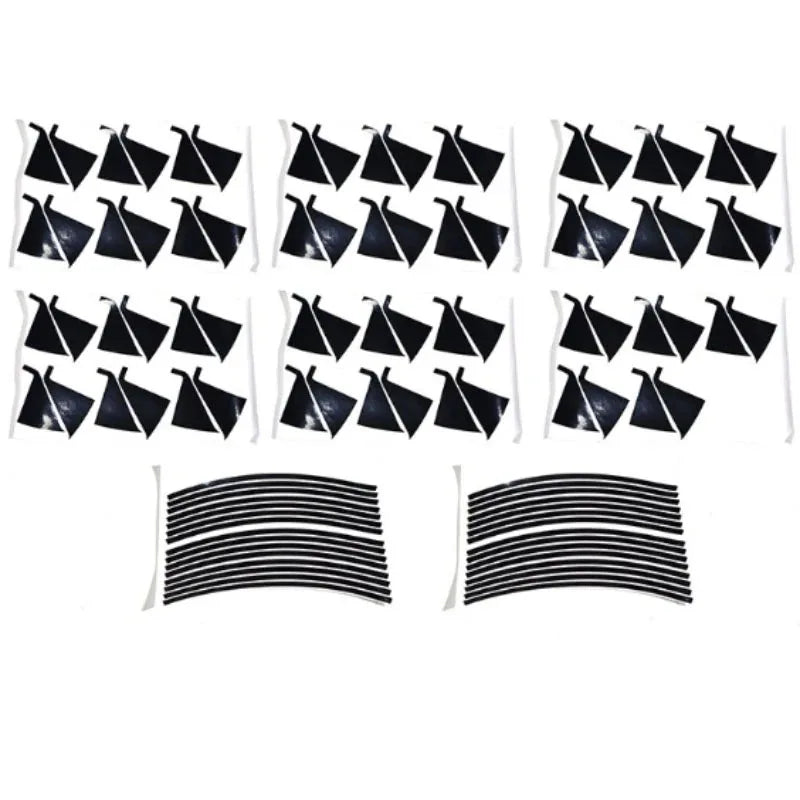 for BYD Shark 6 Wheel stickers 4 sets black