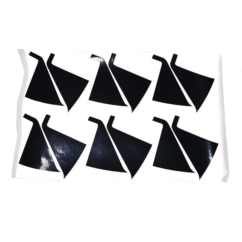 for BYD Shark 6 Wheel stickers 4 sets black