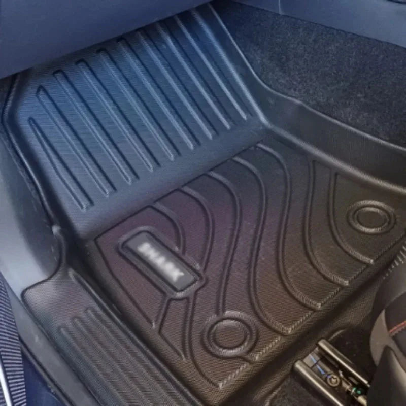 For BYD Shark 6 Right Hand Drive Version TPE Floor Mats Scratch Resistant Car Interior Decoration Accessories