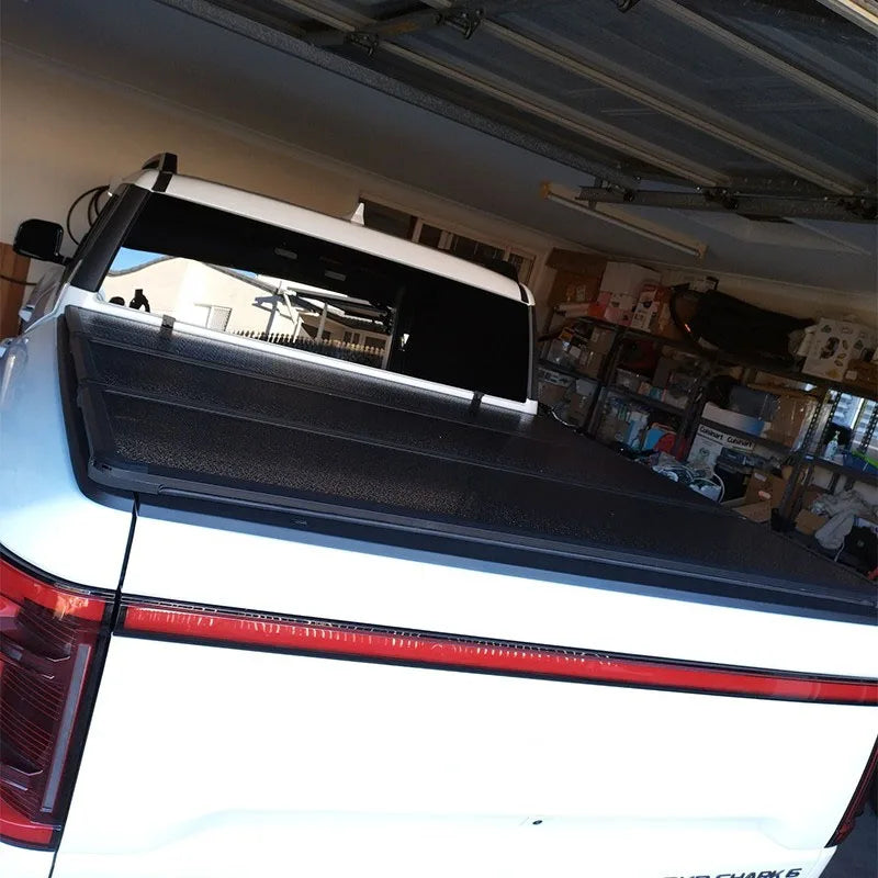 For BYD Shark 2025 tub Trifold Cover Folding trunk cover Manual folding blinds Car modification accessories