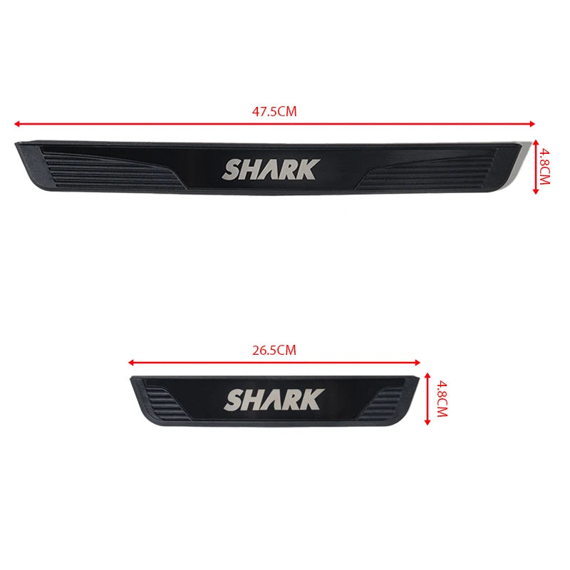 For BYD Shark 6 2024 Car Door Sill Scuff Plate Pedal Cover Trim Accessories Exterior Threshold Protector Auto Stickers