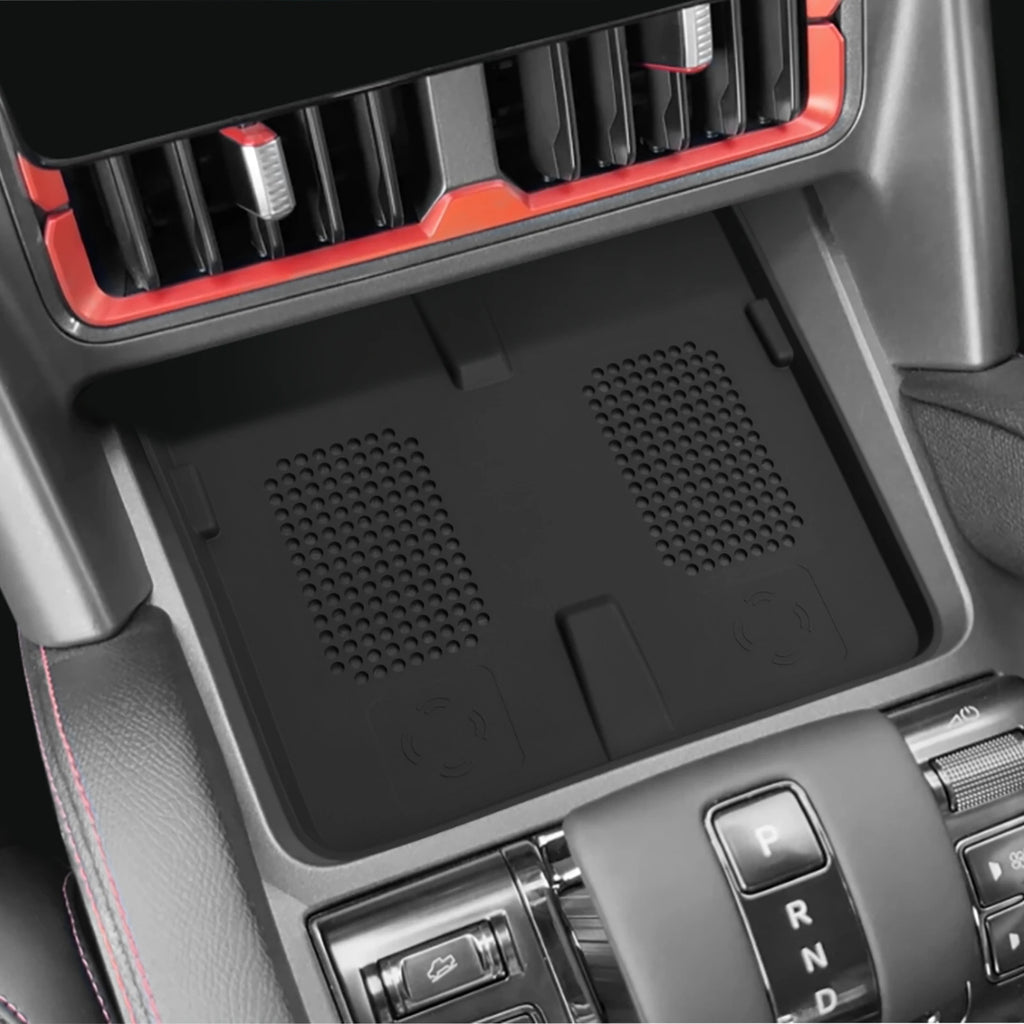 For BYD SHARK 2024 Wireless Charging Pad Car Pickup Accessories Auto Phone Non-slip Charger Mat Silicone Protective Pad