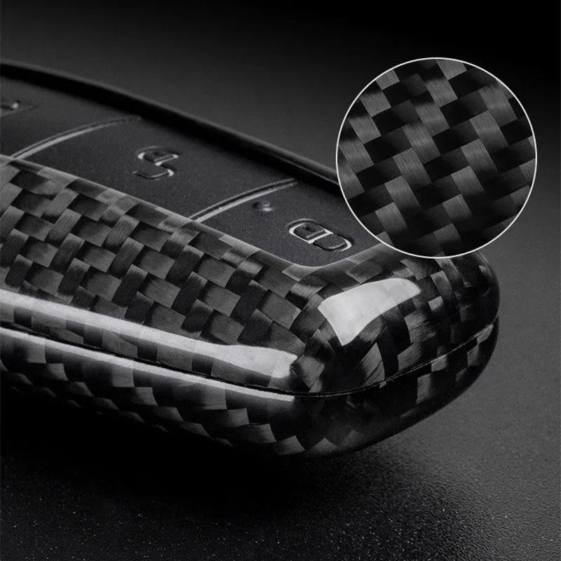 For BYD Shark 2025 Key sets Carbon Fiber Protective case Remote control key chain Car accessories tools