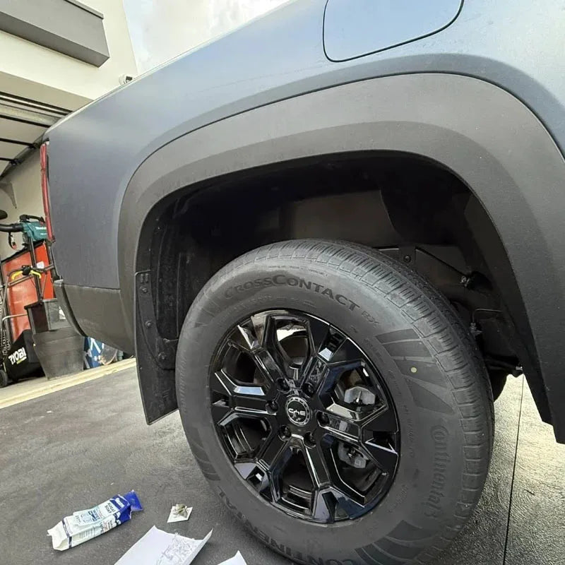 for BYD Shark 6 Wheel stickers 4 sets black