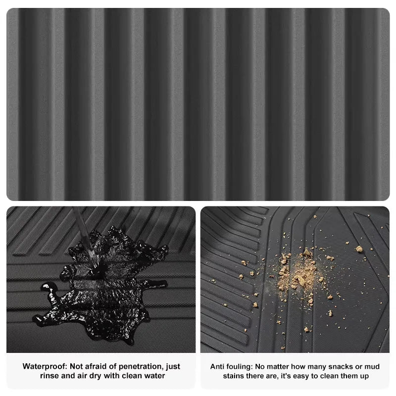 For BYD Shark 2024-present LHD Car Floor Mats  Cargo Liners Waterproof Non-slip Trunk Mat Protector Foot Pads Car Carpets