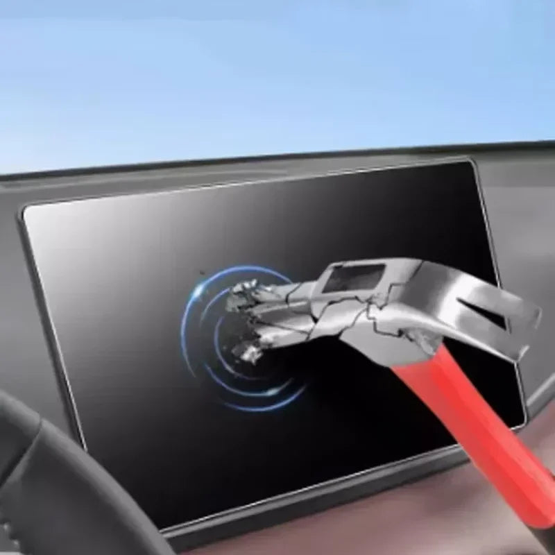 for Byd Shark 2024-2025 Lcd Car Radio Gps Navigation 15.6 Inch and Dashboard 10.25Inch Screen Tempered Glass Protector Film