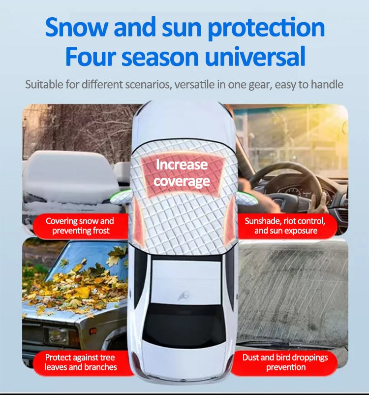 For BYD Shark 2024-2026 Accessories Automobile Windshield Snow Shield Snow Cover Window Sunshades SunShade Protection Tools