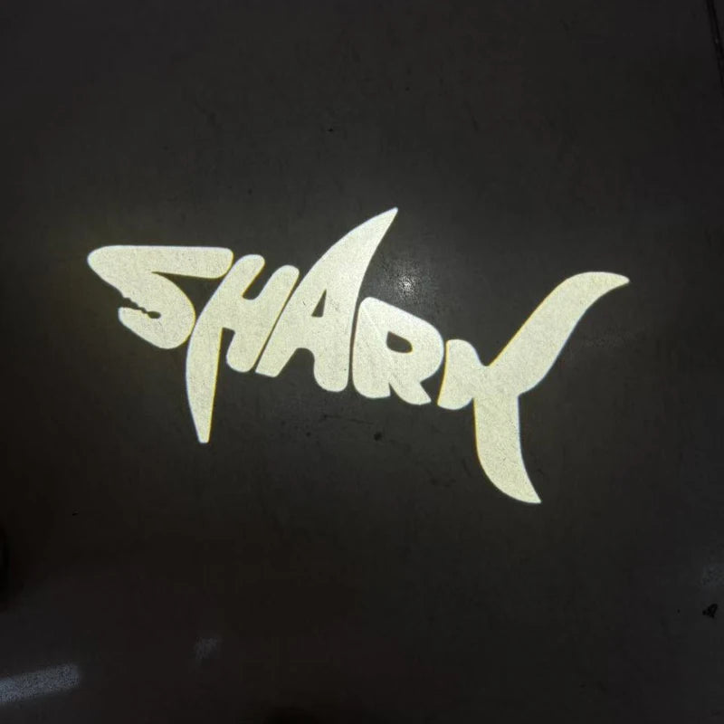 For BYD Shark Car door welcome lights Mood Light Luminous logo 2 PCS Modification accessories tools