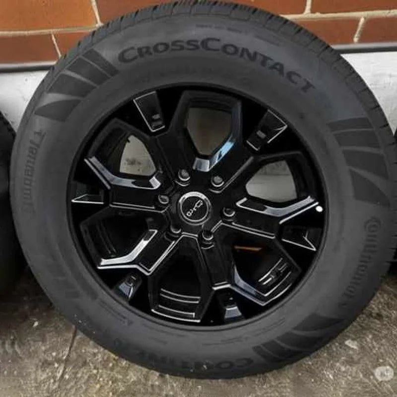 for BYD Shark 6 Wheel stickers 4 sets black