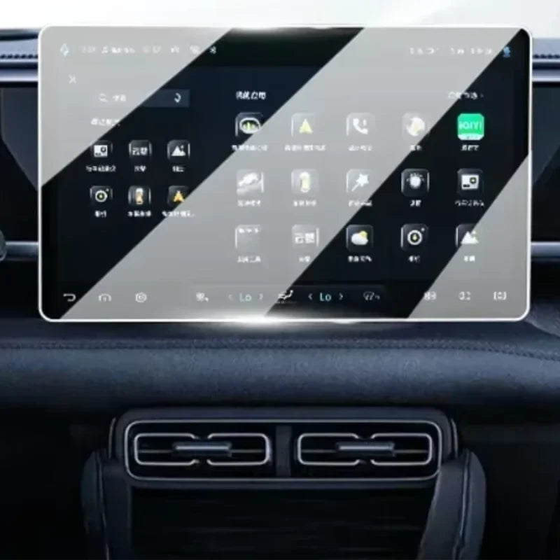 for Byd Shark 2024-2025 Lcd Car Radio Gps Navigation 15.6 Inch and Dashboard 10.25Inch Screen Tempered Glass Protector Film