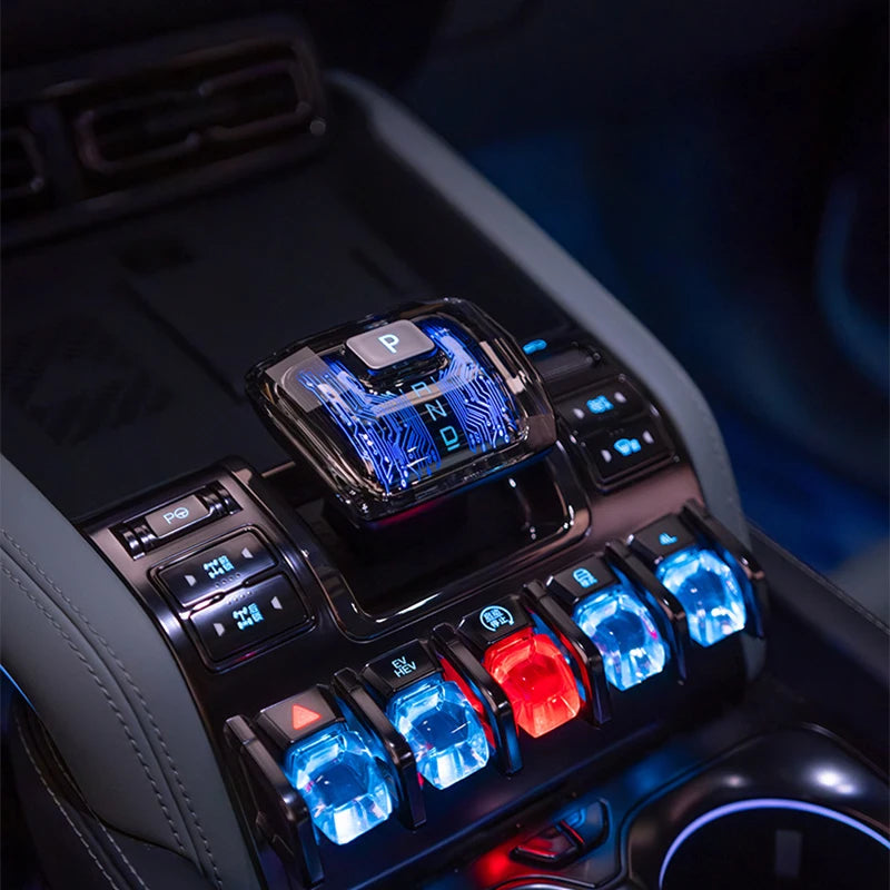 for BYD Shark 2025 Illuminated Crystal Shift Knob Car Accessory Shift Head Modification Glowing Gear Selector Upgrade