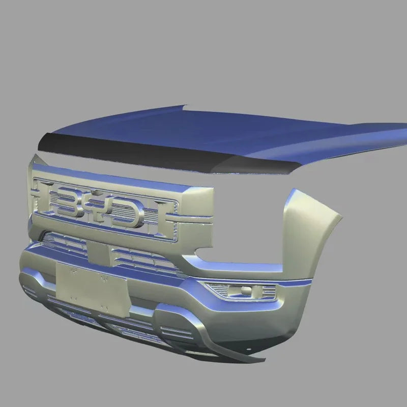 For BYD Shark 6 engine hood gravel guard Protective cover Decorative stickers Car parts modification