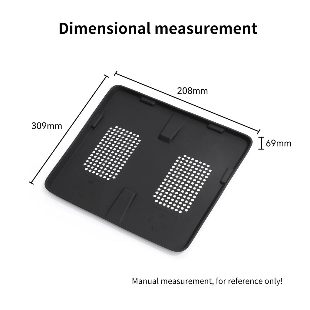 For BYD SHARK 2024 Wireless Charging Pad Car Pickup Accessories Auto Phone Non-slip Charger Mat Silicone Protective Pad
