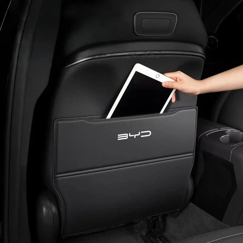 For BYD Shark 6 Seat Anti-Kick Pad Protective Pads Auto Vehicle Seat Back Protector dirt-resistant and easy-to-install