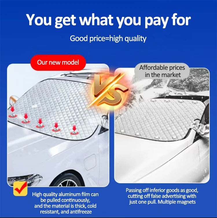 For BYD Shark 2024-2026 Accessories Automobile Windshield Snow Shield Snow Cover Window Sunshades SunShade Protection Tools