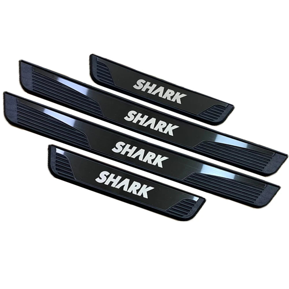 For BYD Shark 6 2024 Car Door Sill Scuff Plate Pedal Cover Trim Accessories Exterior Threshold Protector Auto Stickers