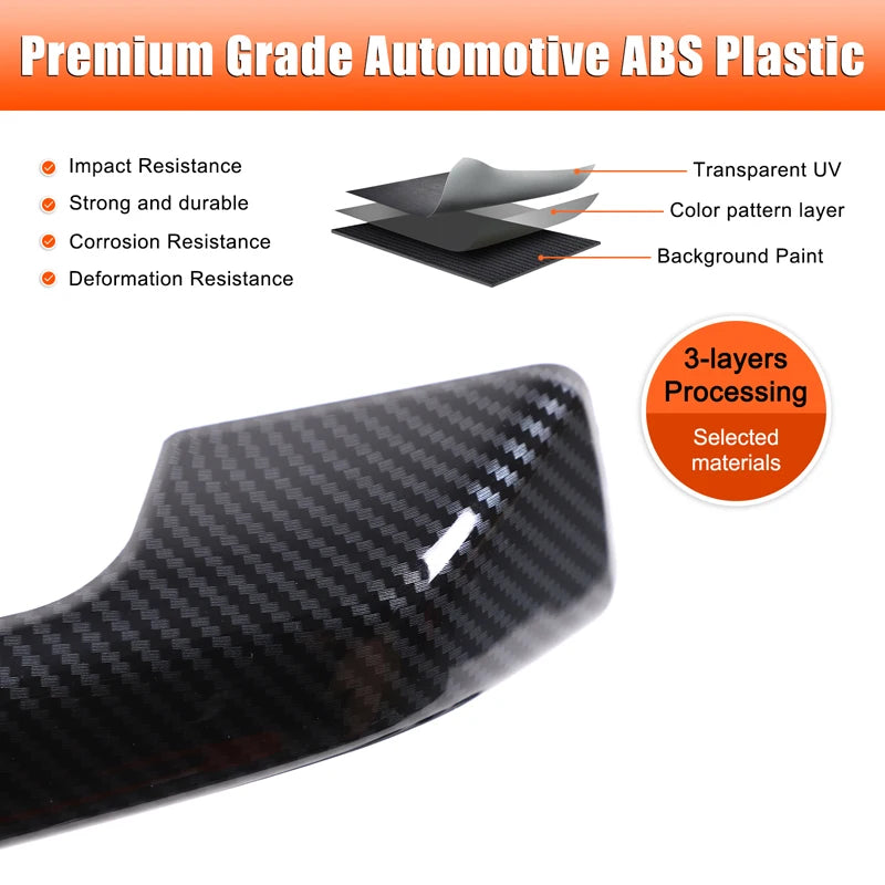 For 2024+ BYD SHARK car exterior door handle protective cover decorative accessories (high configuration - with smart hole)