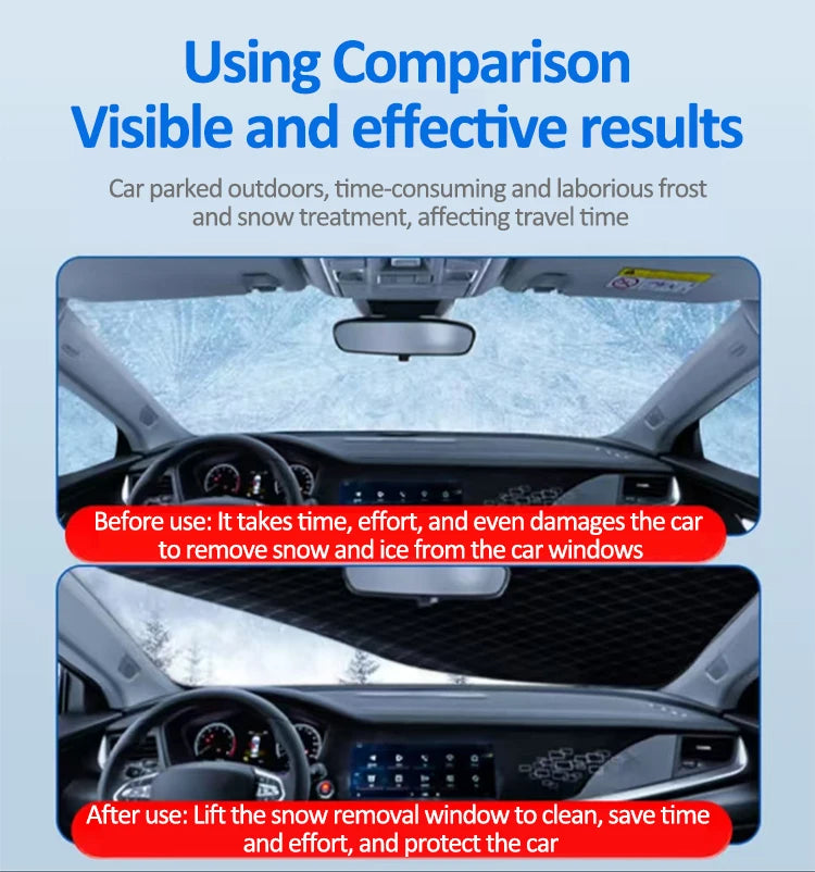 For BYD Shark 2024-2026 Accessories Automobile Windshield Snow Shield Snow Cover Window Sunshades SunShade Protection Tools
