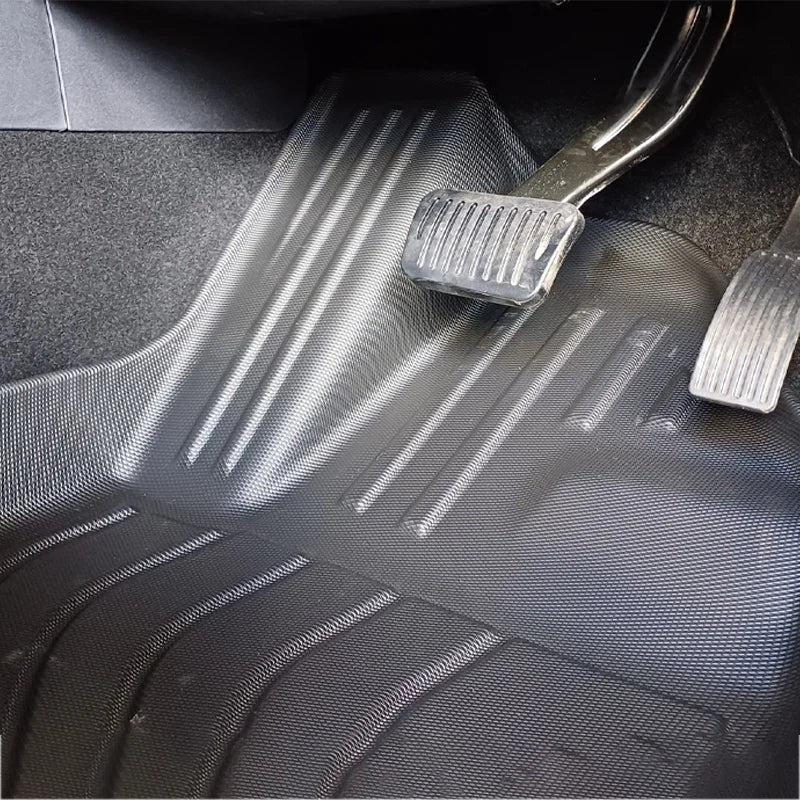 For BYD Shark 2024-present LHD Car Floor Mats  Cargo Liners Waterproof Non-slip Trunk Mat Protector Foot Pads Car Carpets