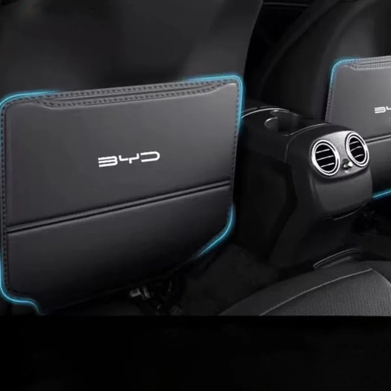 For BYD Shark 6 Seat Anti-Kick Pad Protective Pads Auto Vehicle Seat Back Protector dirt-resistant and easy-to-install