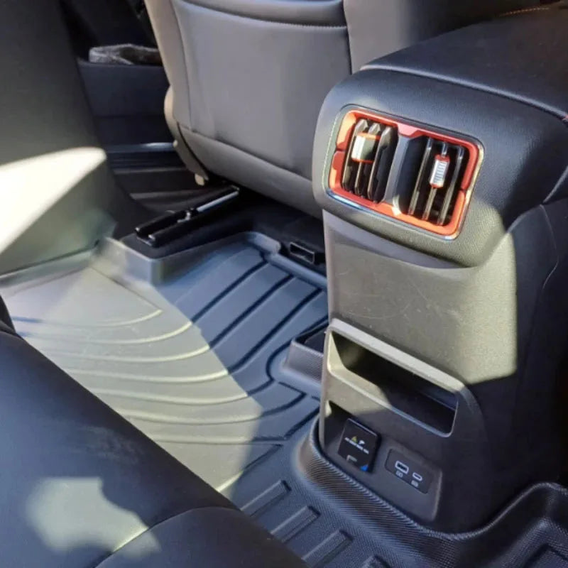 For BYD Shark 6 Right Hand Drive Version TPE Floor Mats Scratch Resistant Car Interior Decoration Accessories