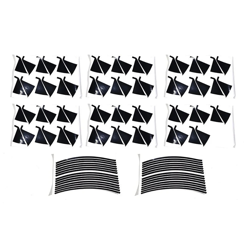 for BYD Shark 6 Wheel stickers 4 sets black