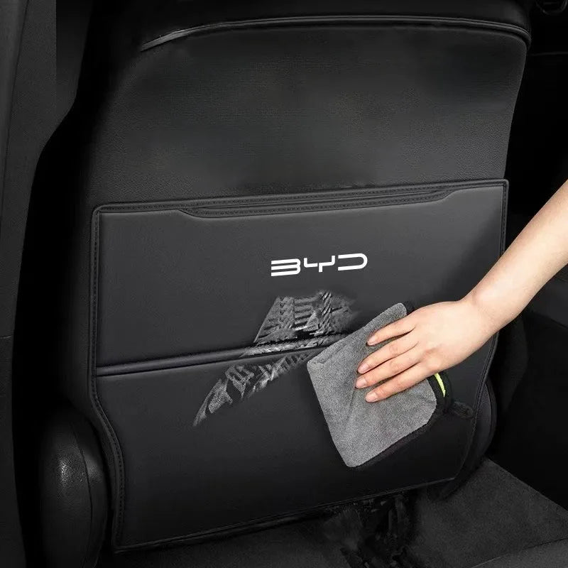 For BYD Shark 6 Seat Anti-Kick Pad Protective Pads Auto Vehicle Seat Back Protector dirt-resistant and easy-to-install