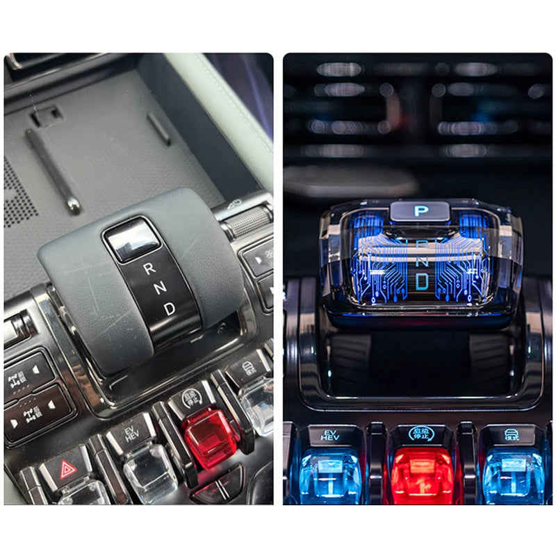 for BYD Shark 2025 Illuminated Crystal Shift Knob Car Accessory Shift Head Modification Glowing Gear Selector Upgrade